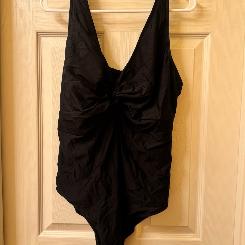 Avenue Black One-Piece Swimsuit